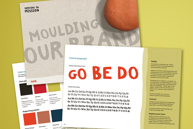 New Serving in Mission brand guidelines by IE Brand